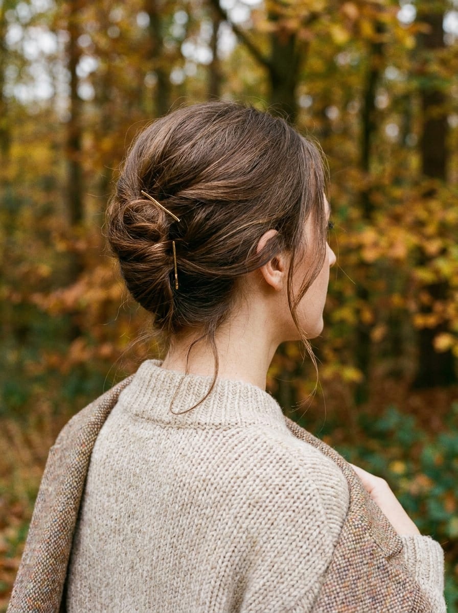 French Twist für den Herbst - Herbst Frisur